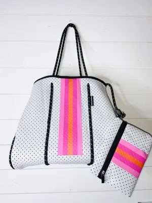 CHASING PORTLAND NEOPRENE TOTE - PINK