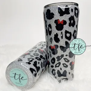 {Cheetah Print  Girl Mouse} tumbler