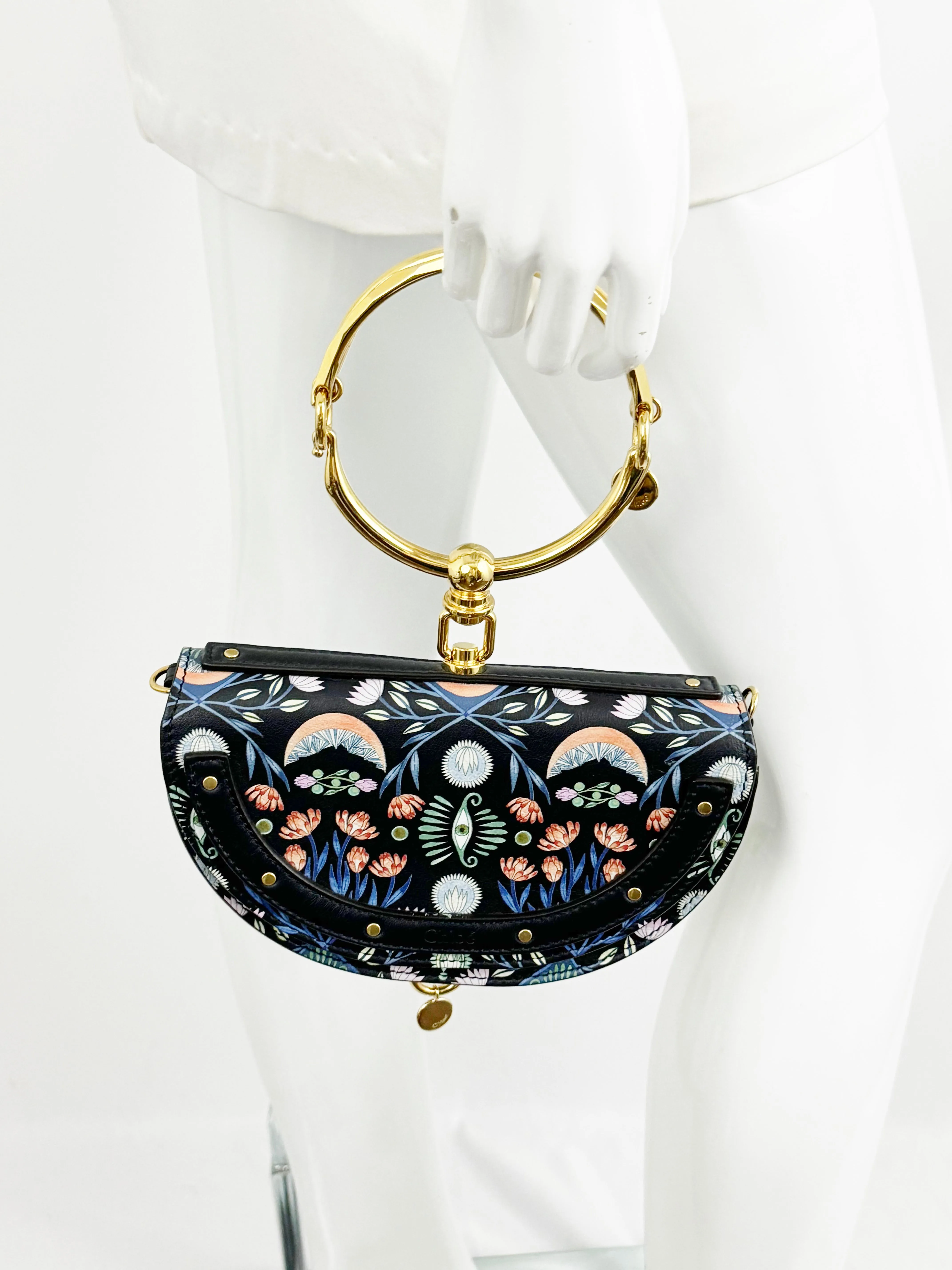 Chloe Nile Floral Handbag