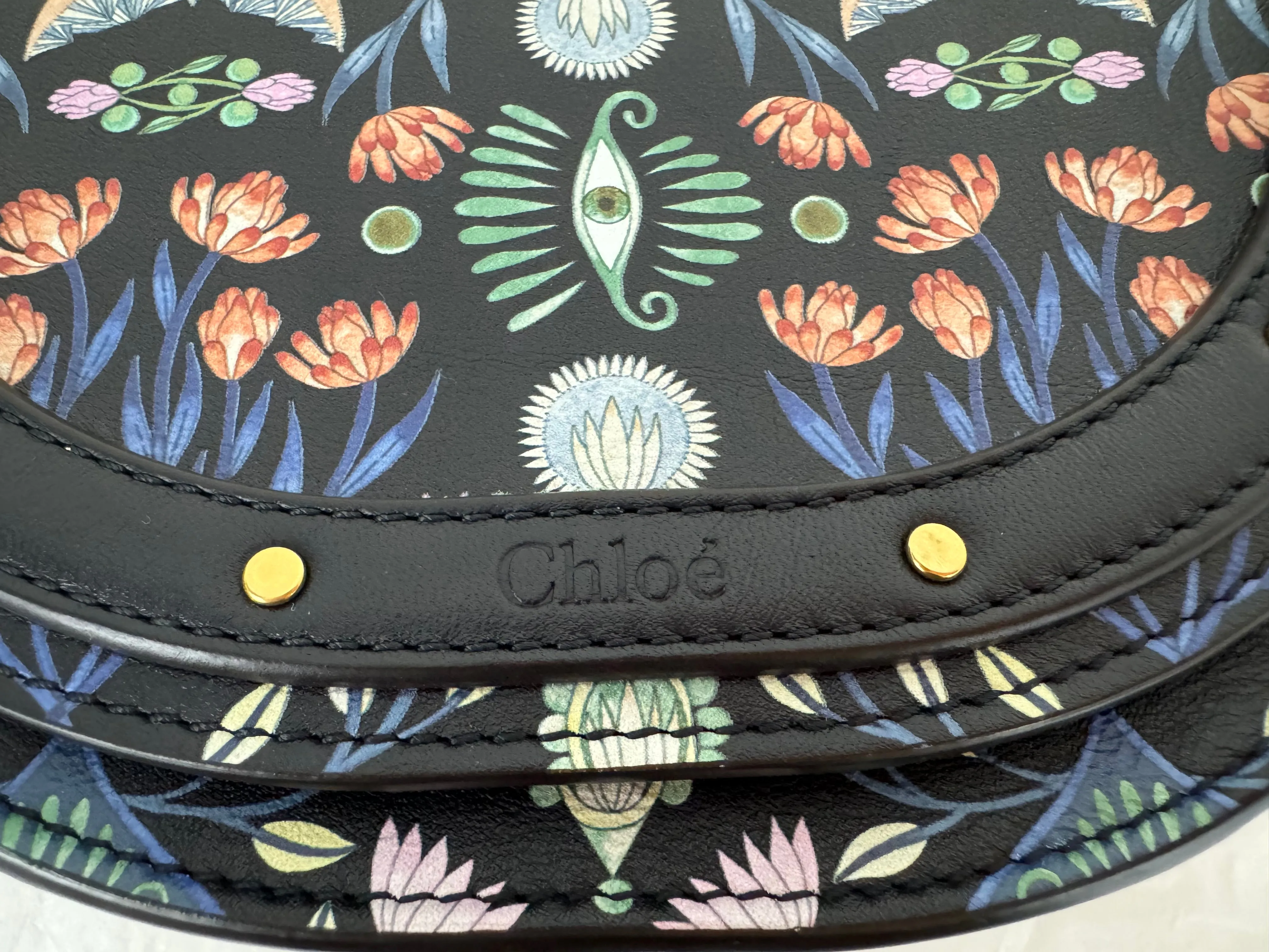 Chloe Nile Floral Handbag