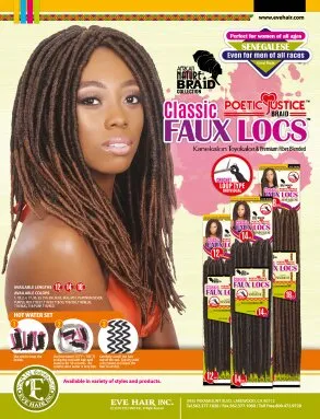 CLASSIC FAUX LOCS SENEGALESE CROCHET 12"