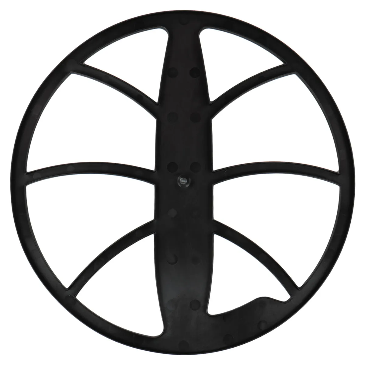 Coiltek 15" Round Coil Cover Hard Plastic Skidplate Black Scuff