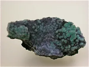 Conichalcite, Zacatecas, Mexico, Mined c. 1991, Kalaskie Collection #803, Miniature 3.5 x 4.0 x 7.5 cm, $75. Online 10/31