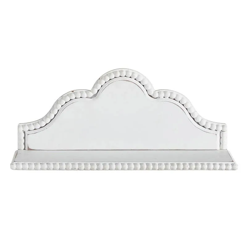 Cottage White Wood Shelf