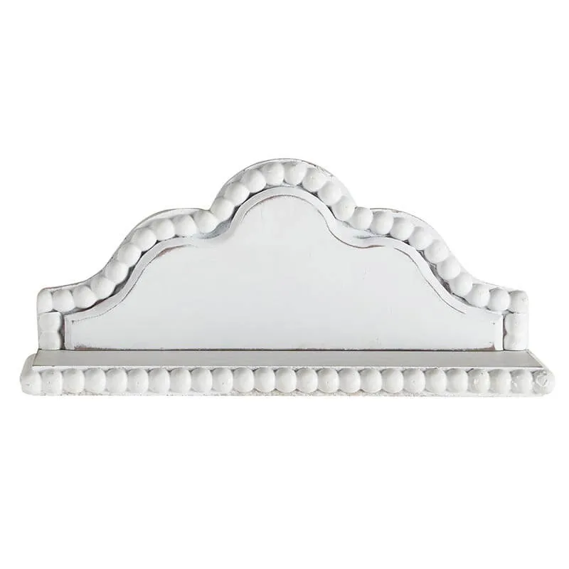 Cottage White Wood Shelf