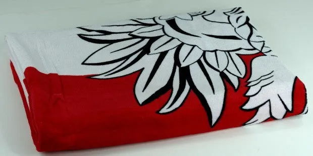 Cotton Beach Towel - POLSKA with Eagle