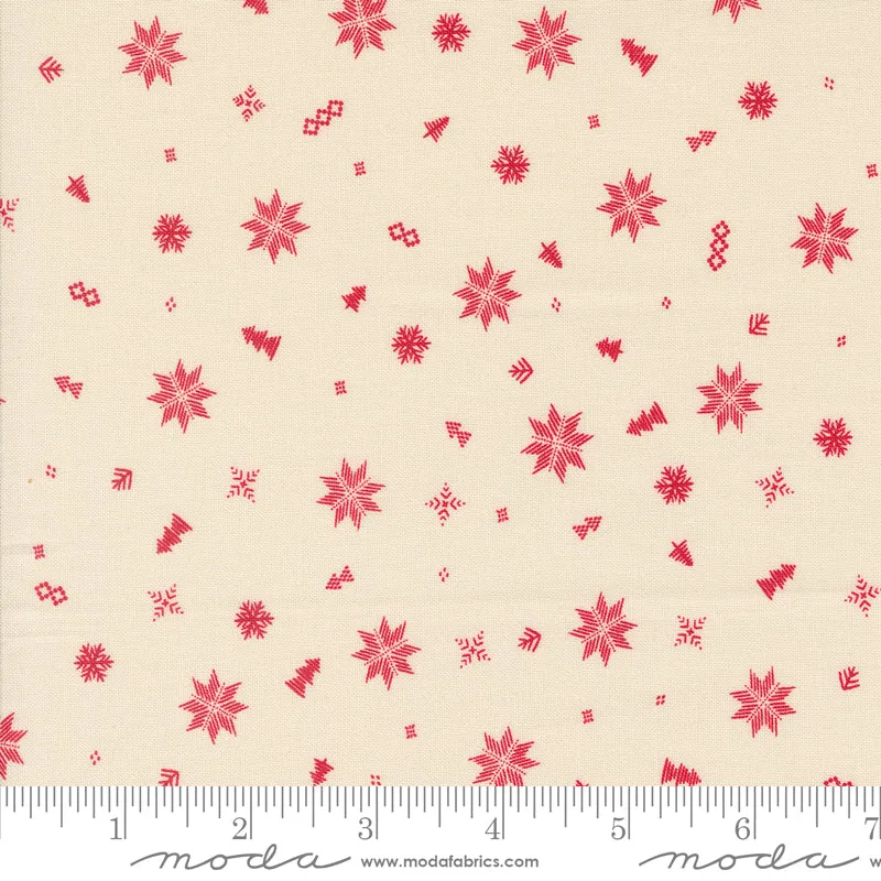 Cozy Wonderland, Knit Toss in Natural - fat quarter