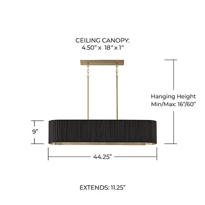 Dalton Linear Chandelier