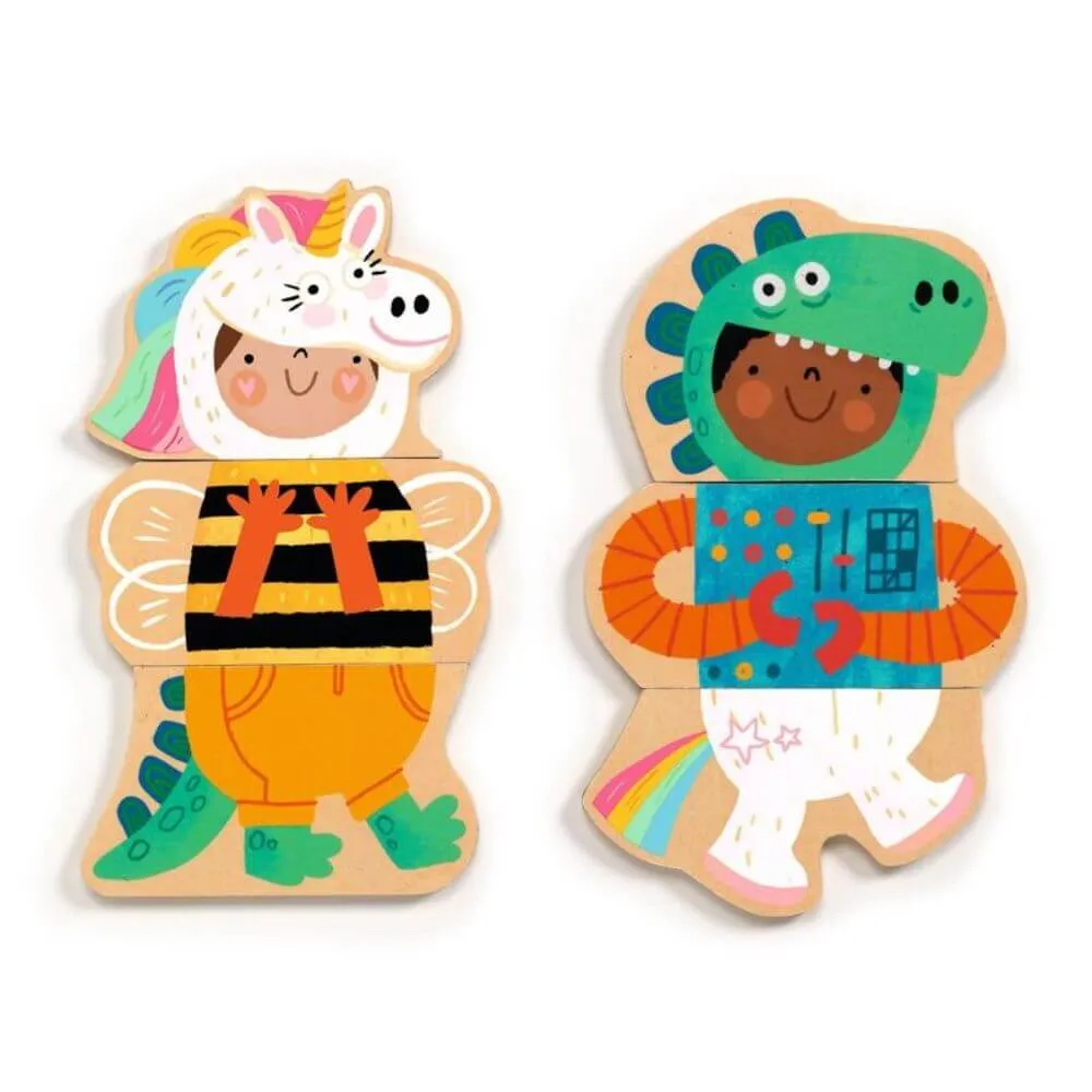 Djeco Wooden Magnetic Fancy-Up Set