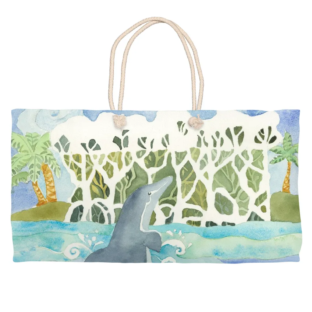Dolphin Island Weekender Tote