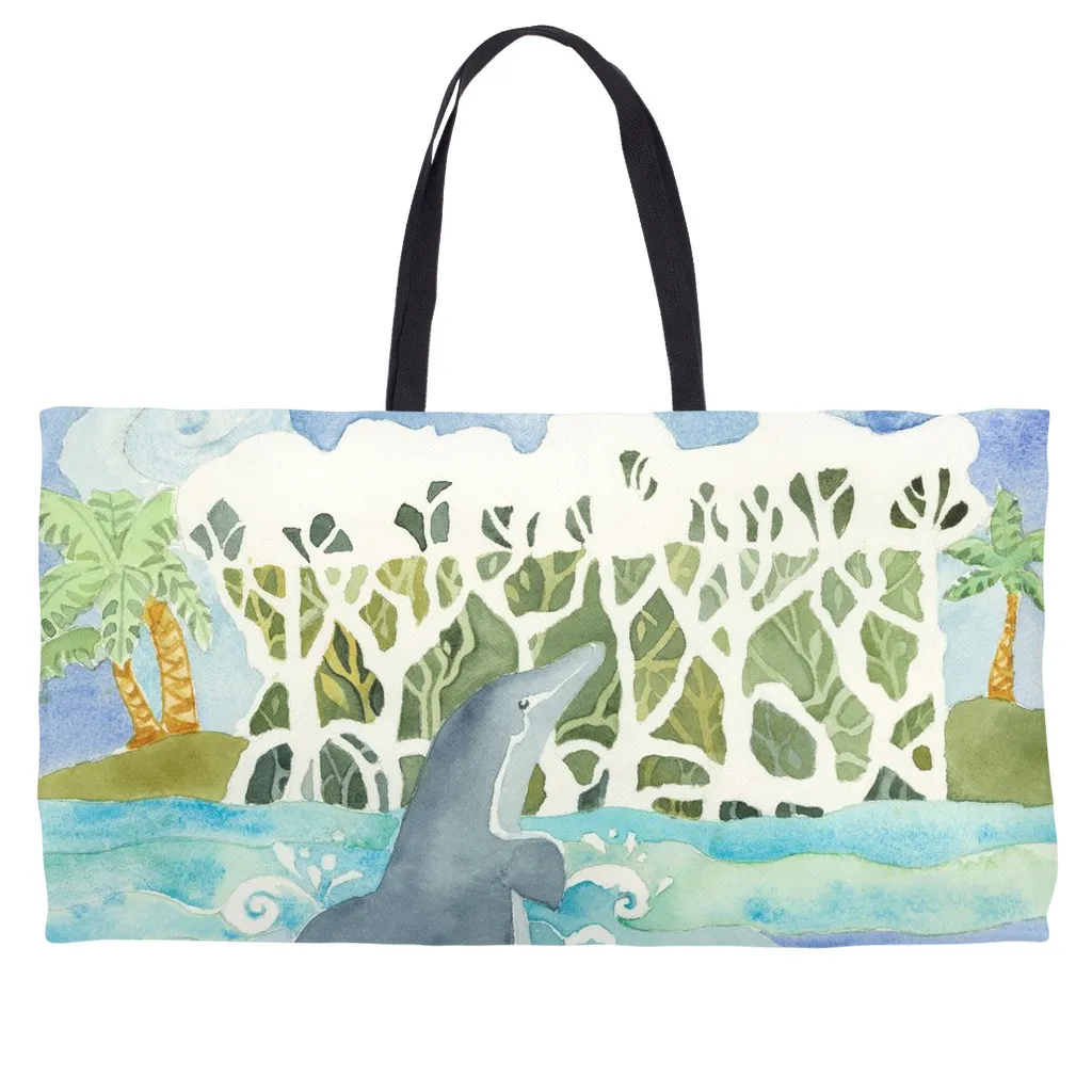 Dolphin Island Weekender Tote