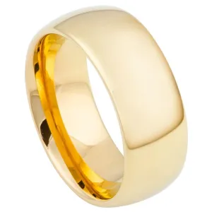 Domed Gold-Plated Shiny Polish - 9mm