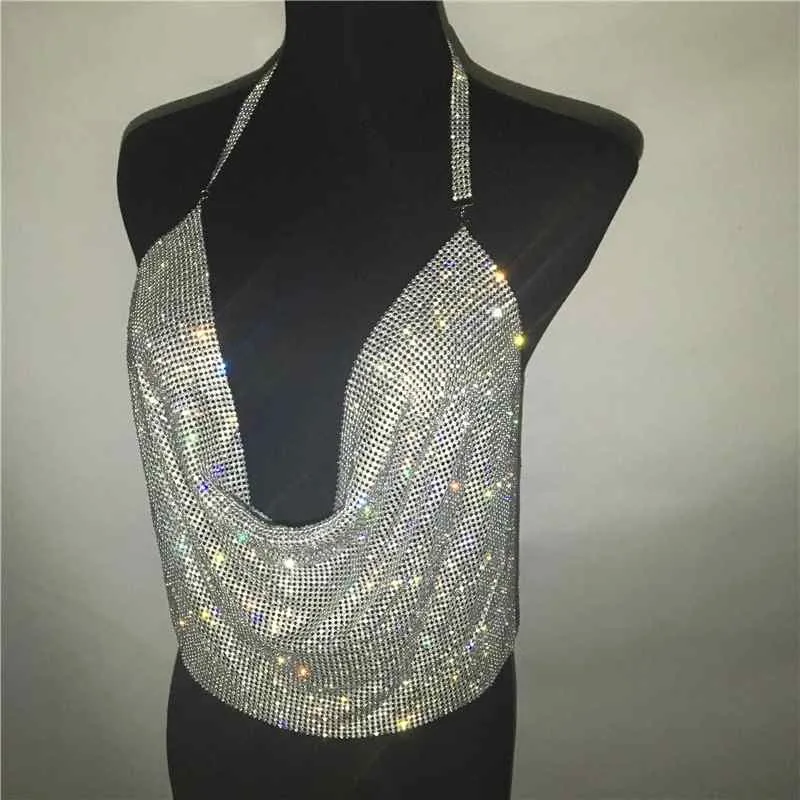 Draped Sparkly Top