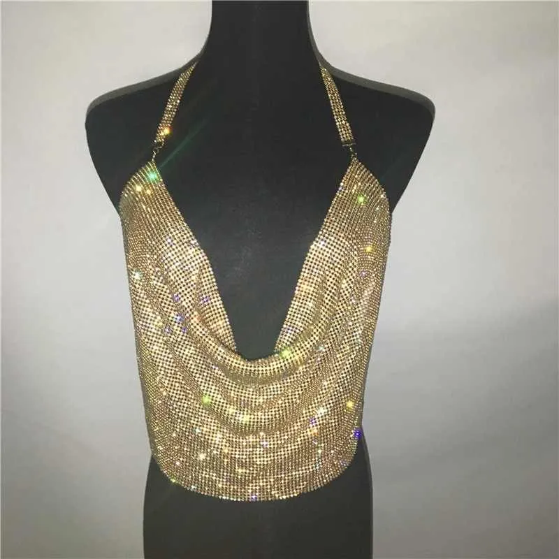 Draped Sparkly Top