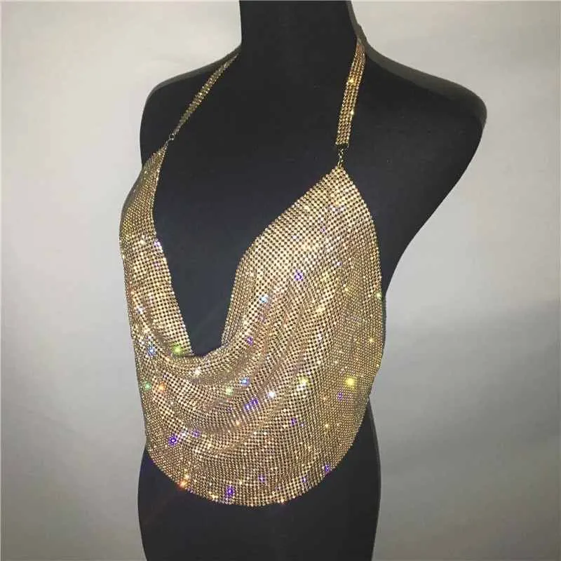 Draped Sparkly Top