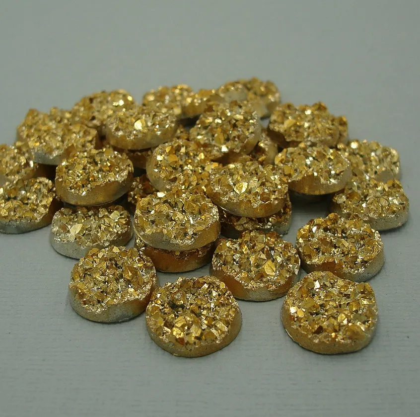Druzy Resin Cabochons