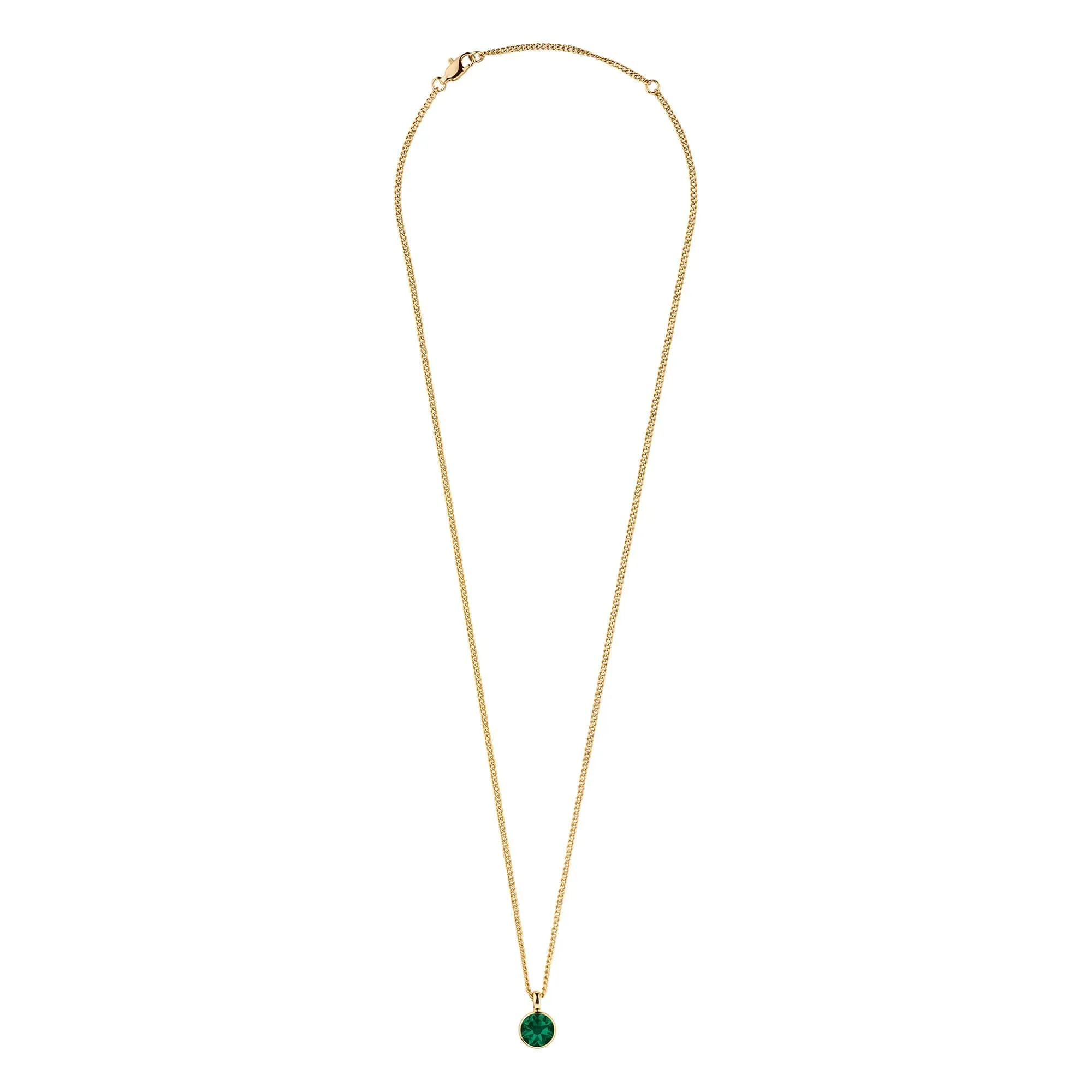 Dyrberg Kern Ette Gold Necklace - Green