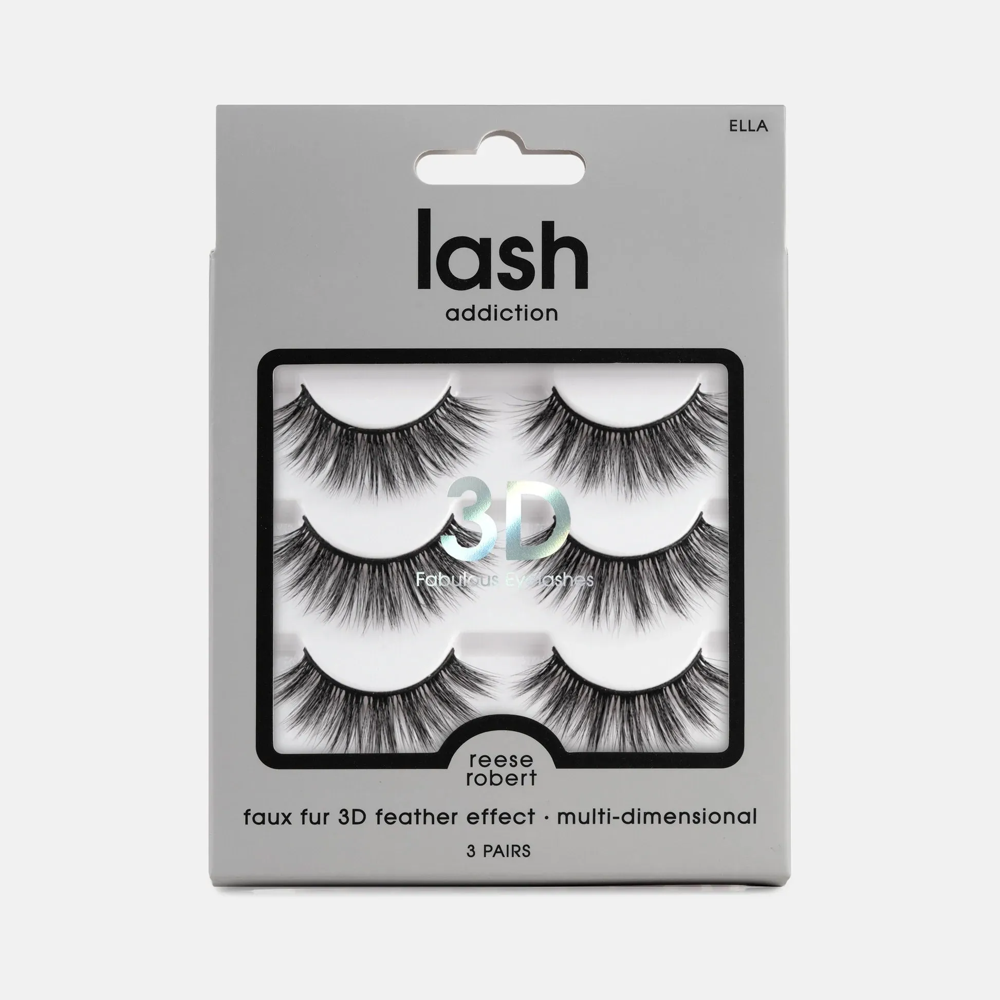 Ella Faux Fur Multi-Dimensional Lashes 3 Pairs 2602043