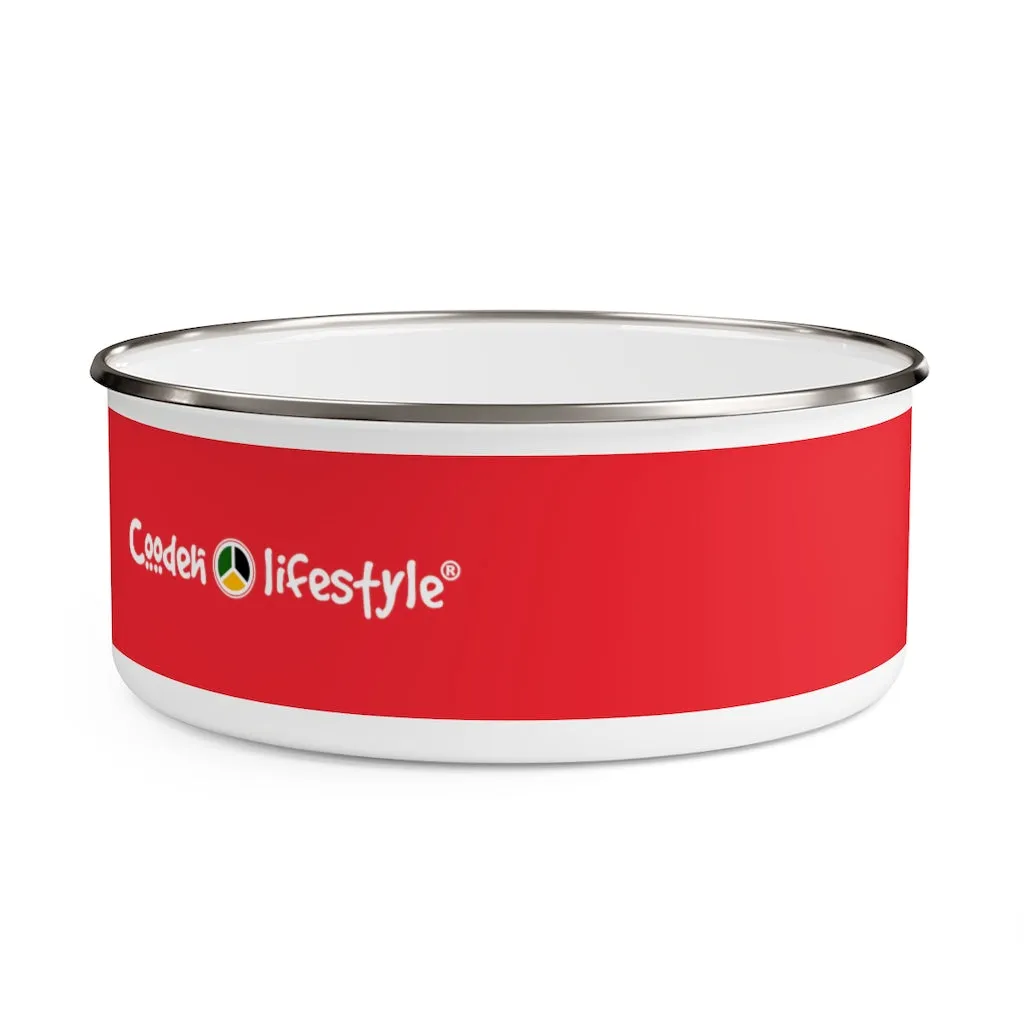 Enamel Bowl (YuhDunKnow-RED)