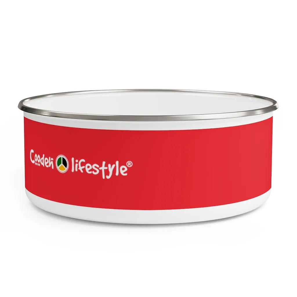 Enamel Bowl (YuhDunKnow-RED)