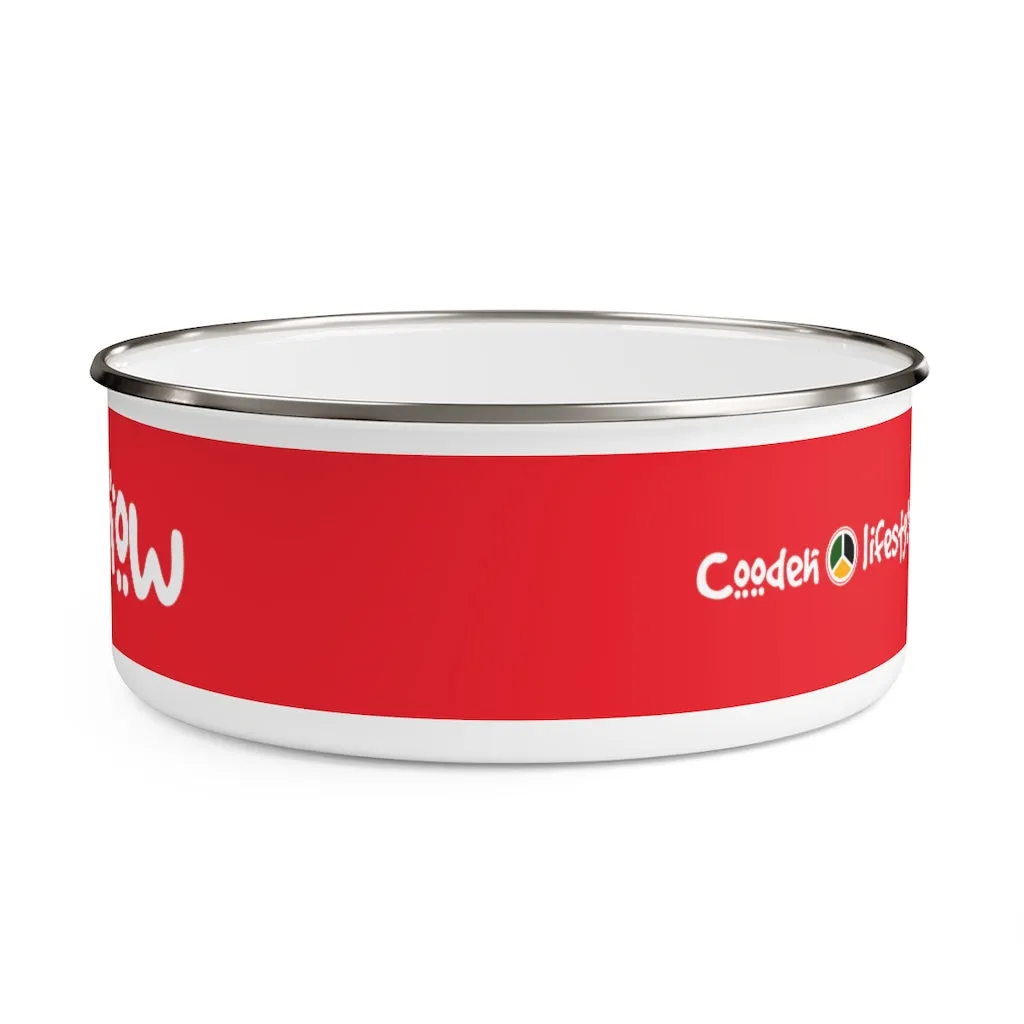 Enamel Bowl (YuhDunKnow-RED)