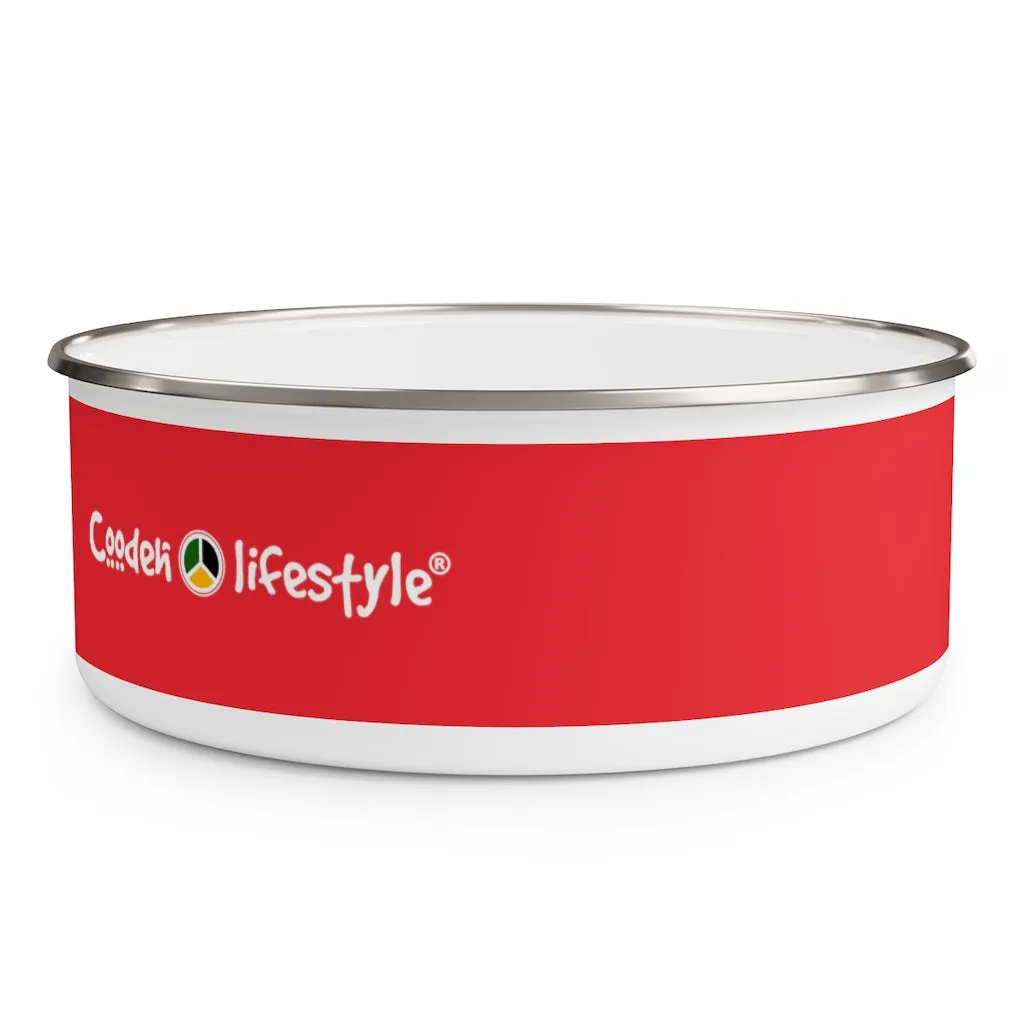 Enamel Bowl (YuhDunKnow-RED)