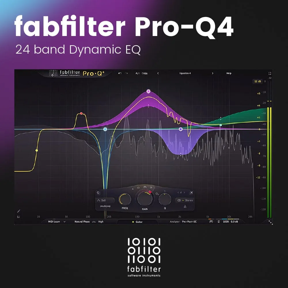 FabFilter Pro-Q 4 - 24 band Dynamic EQ