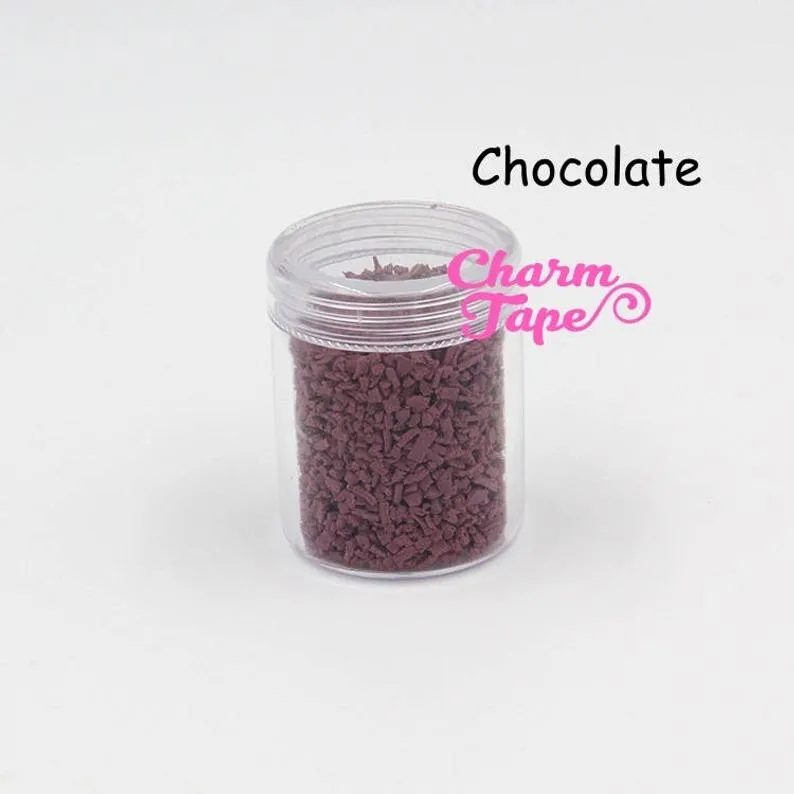 Fake Topping Faux Sprinkles Flakes Miniature Sweets Cupcake Cookie Cell Phone Deco - 30g