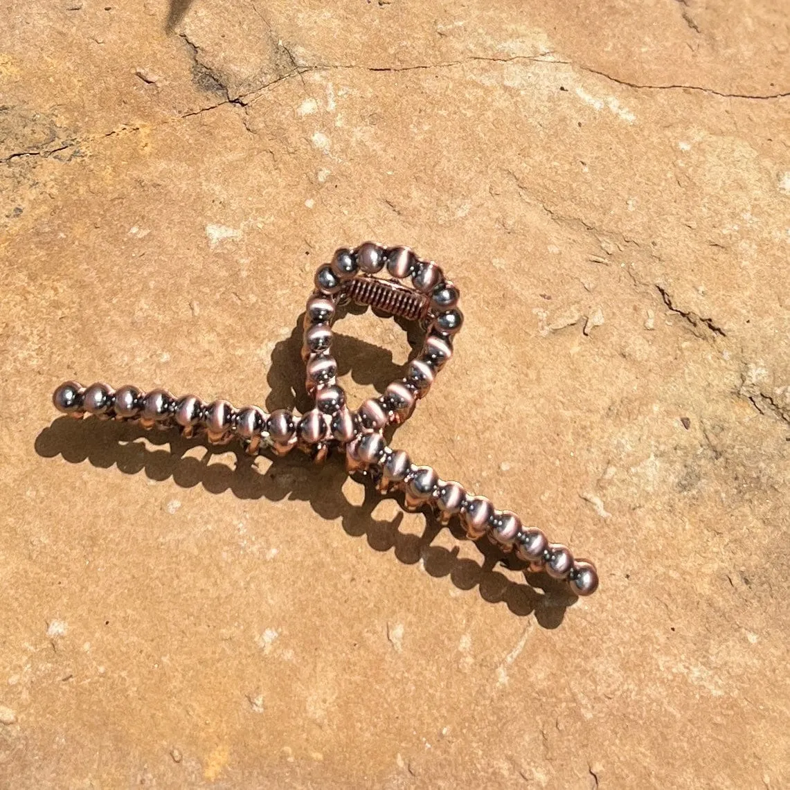 Faux Navajo Pearl Hair Clips