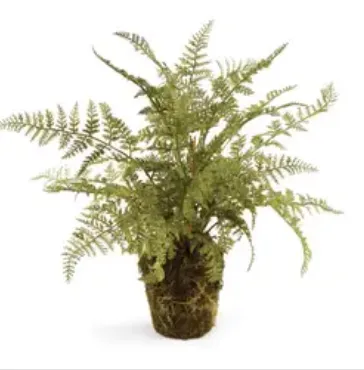 faux soft fern drop in