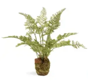 faux soft fern drop in