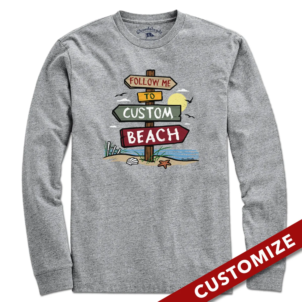 Follow Me To Custom Beach T-Shirt