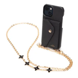 Genuine Leather iPhone Case - Black - Daisy Chain