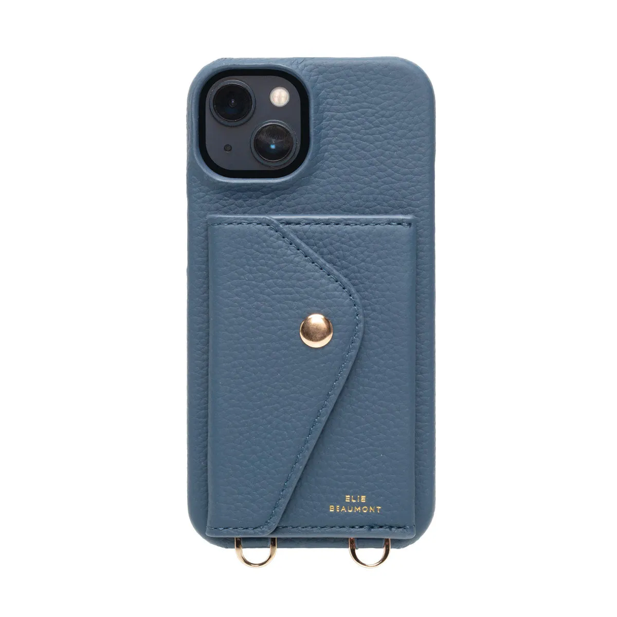 Genuine Leather iPhone Case - Teal - Inca Lanyard