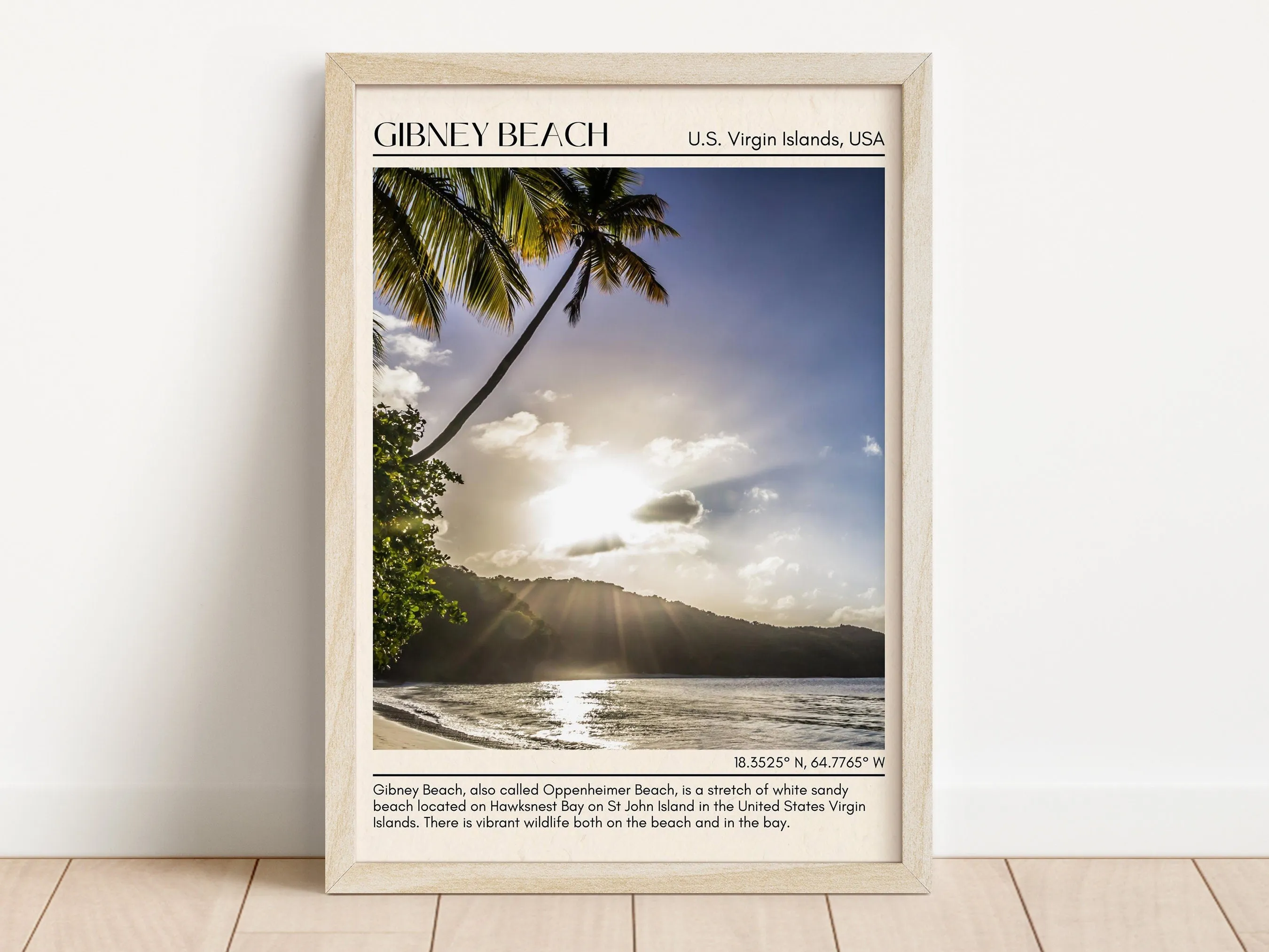 Gibney Beach Wall Canvas, USA