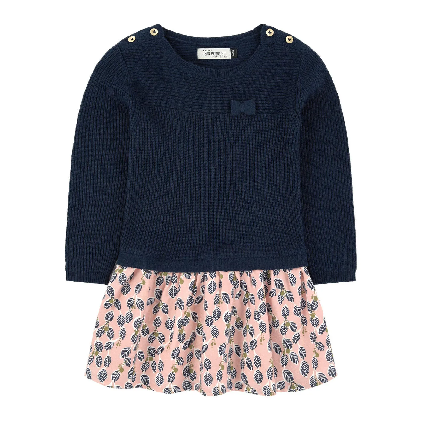 Girls Two-material Dress