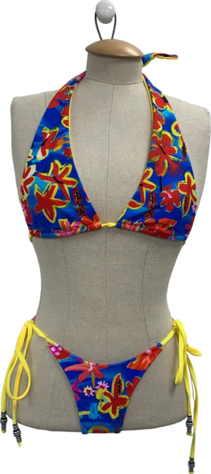 goldoie Multicoloured Amelie Halter Top / Paradise Island UK XS
