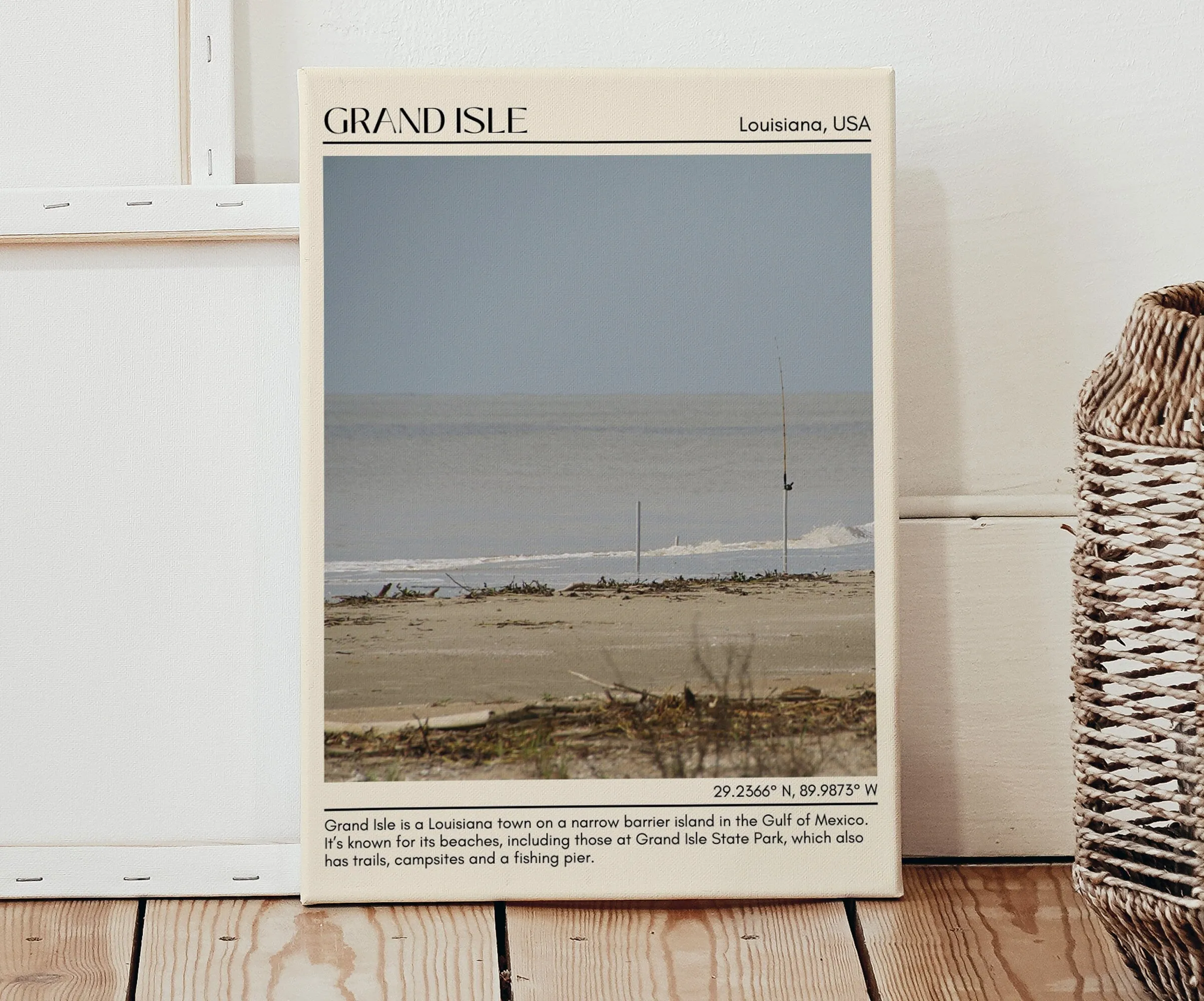 Grand Isle Wall Canvas, USA