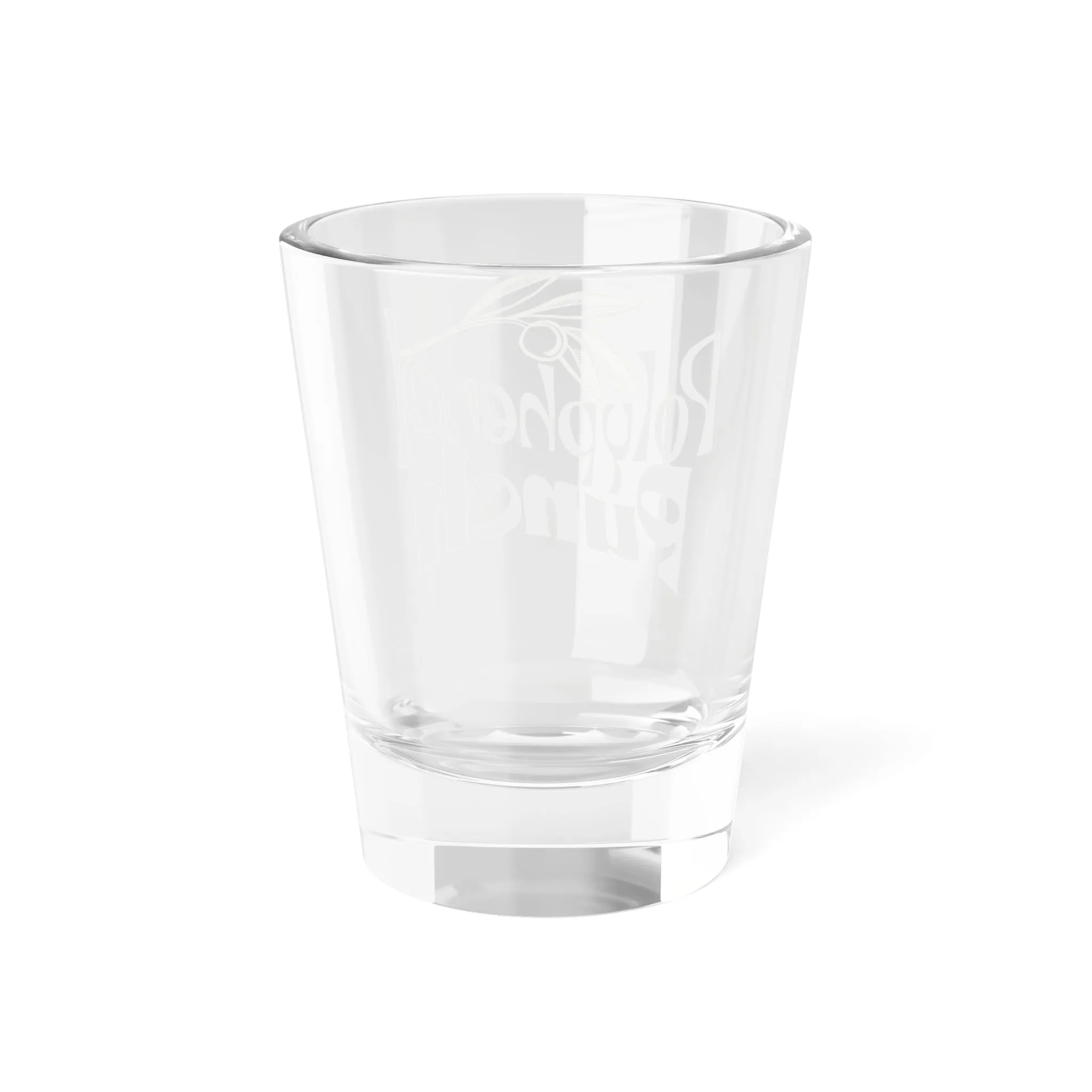 Green Olive / Olive tree consultant OTP / Hydroxytyrosol / gift / Shot Glass, 1.5oz