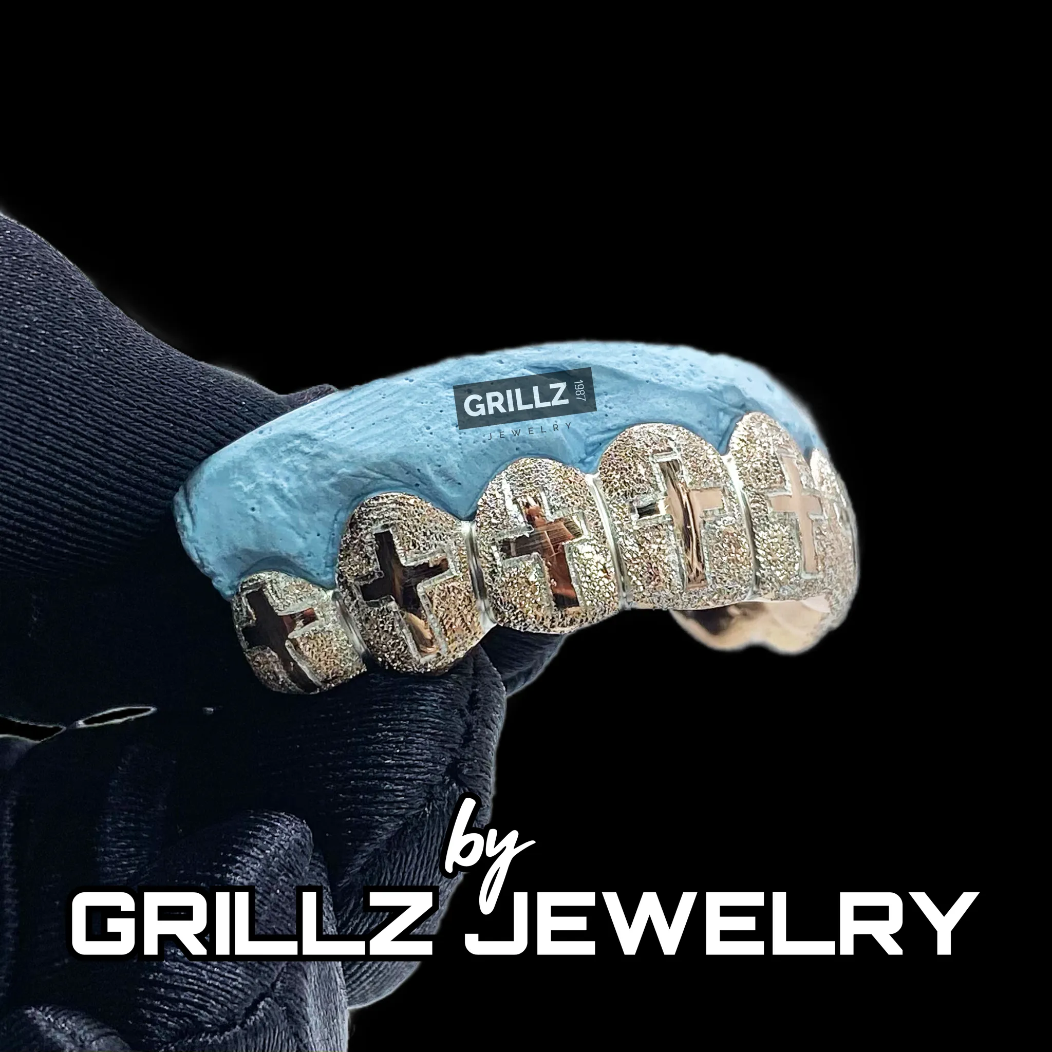 Grillz shiny cross design