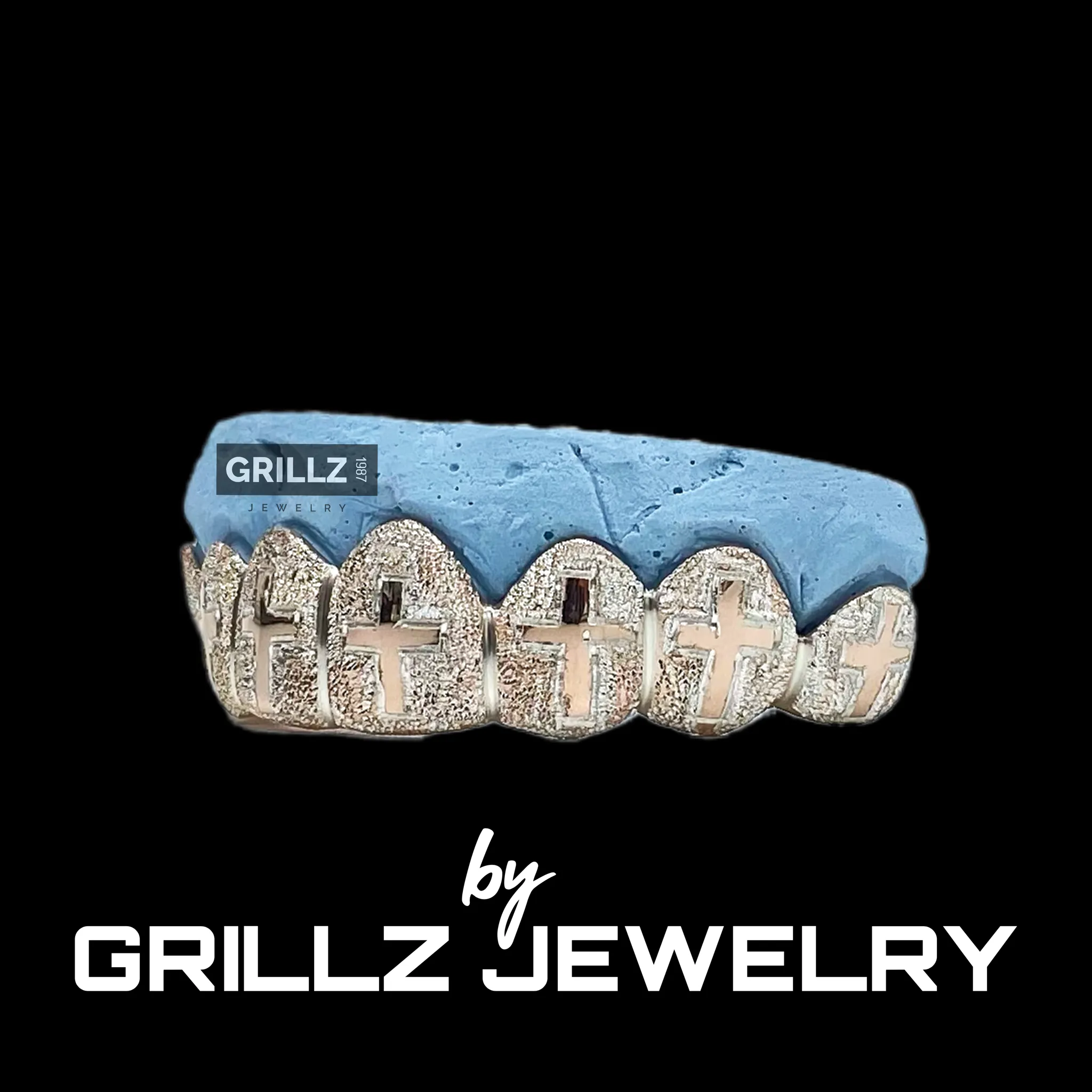 Grillz shiny cross design