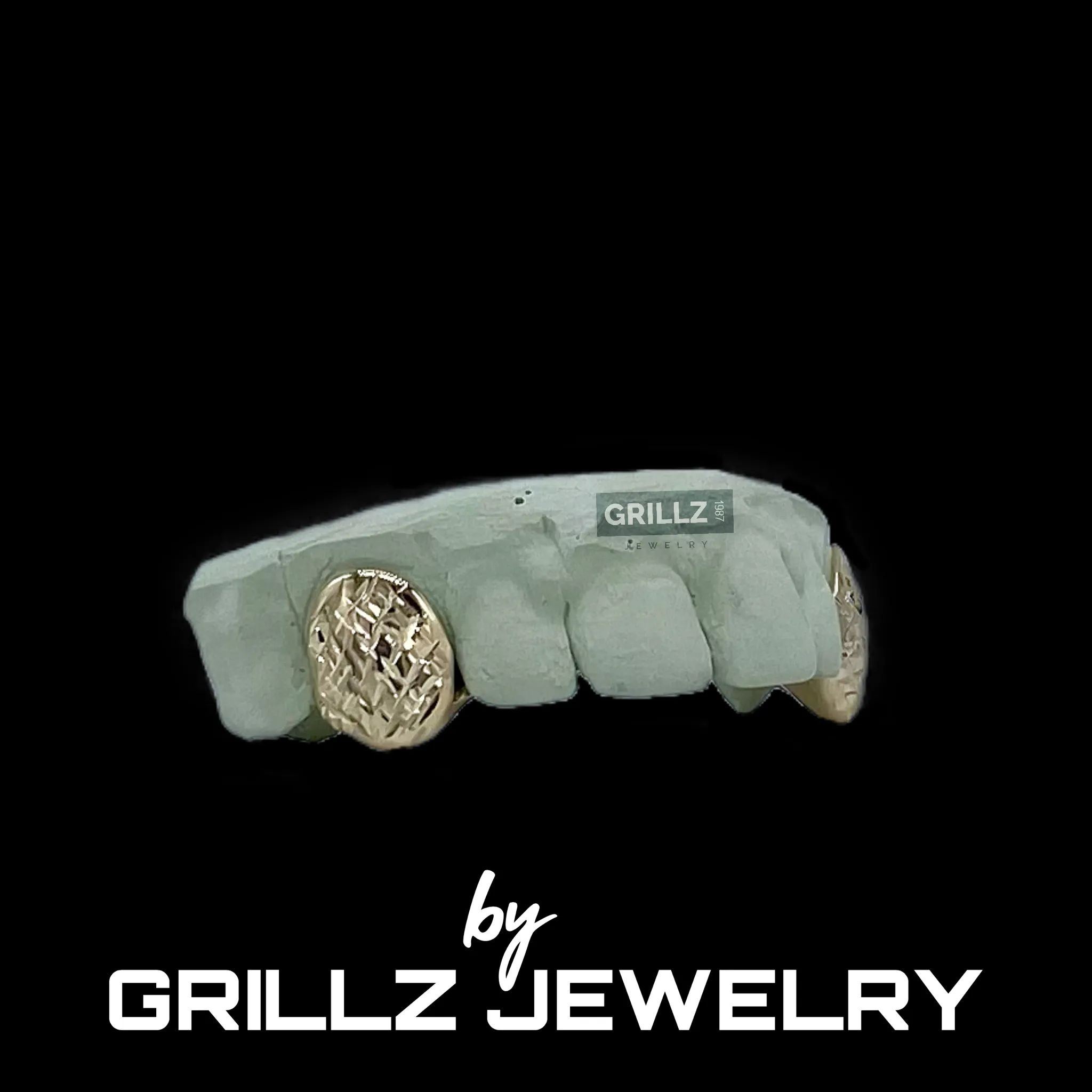 Grillz small fangs shiny diamond cuts