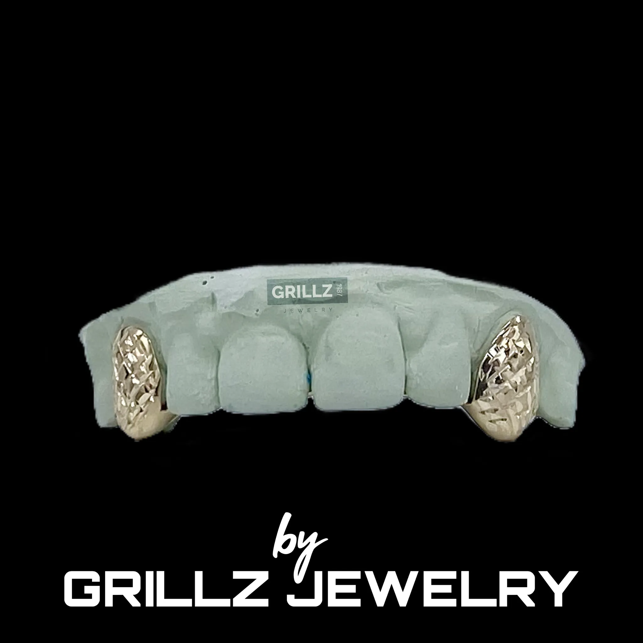 Grillz small fangs shiny diamond cuts
