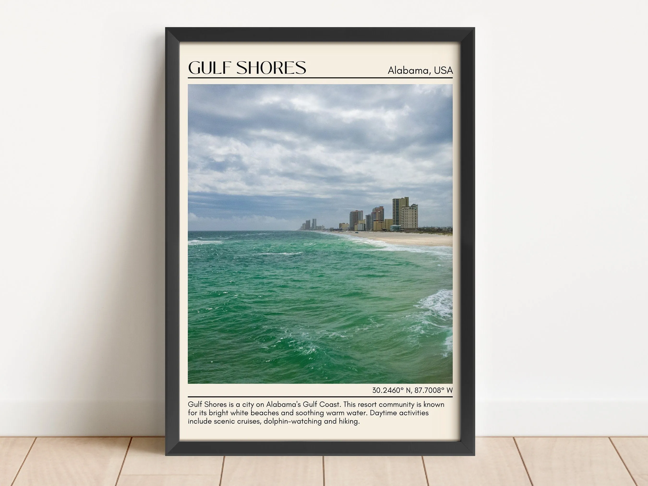 Gulf Shores Wall Art Canvas, Alabama, USA