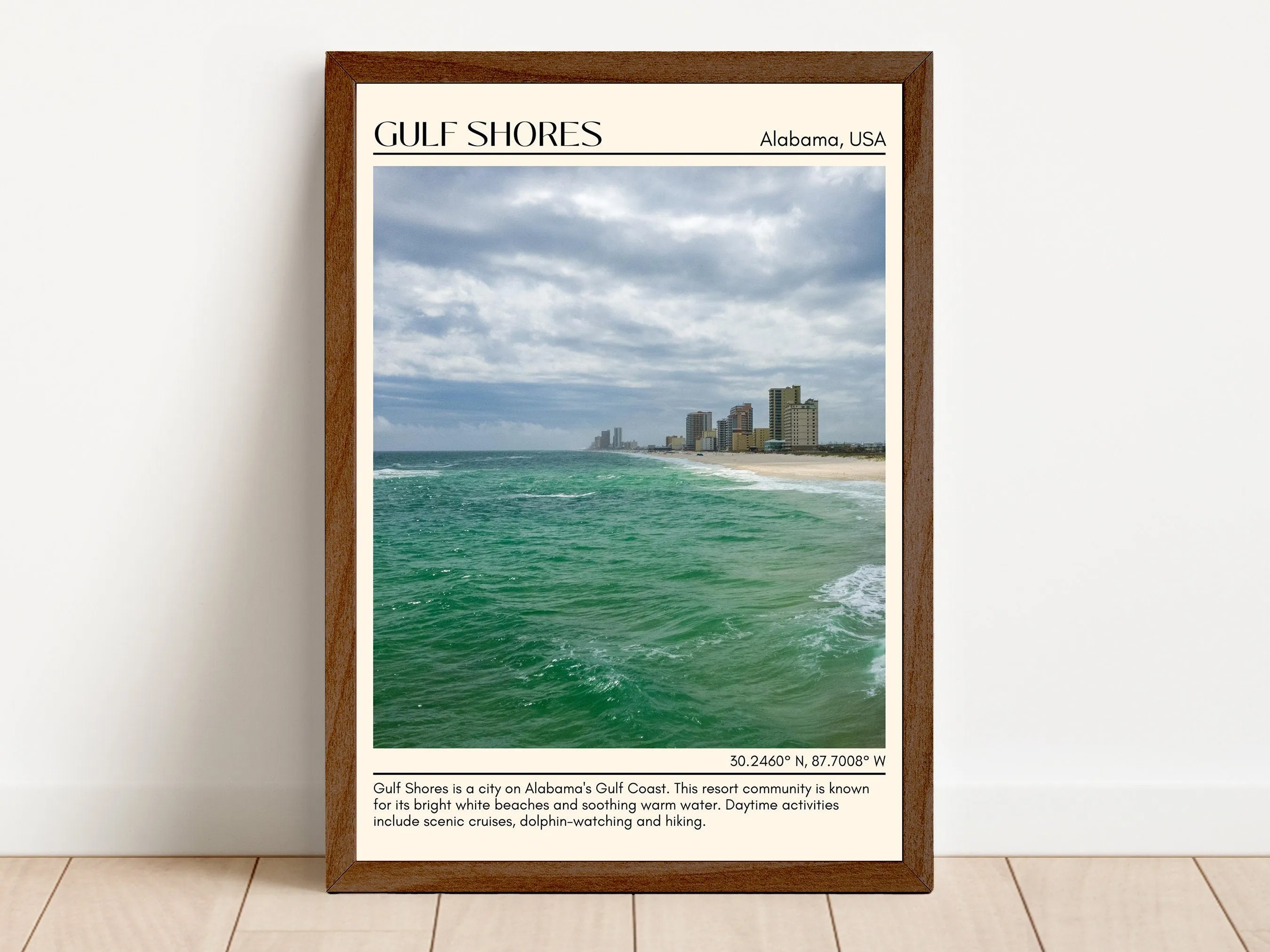 Gulf Shores Wall Art Canvas, Alabama, USA