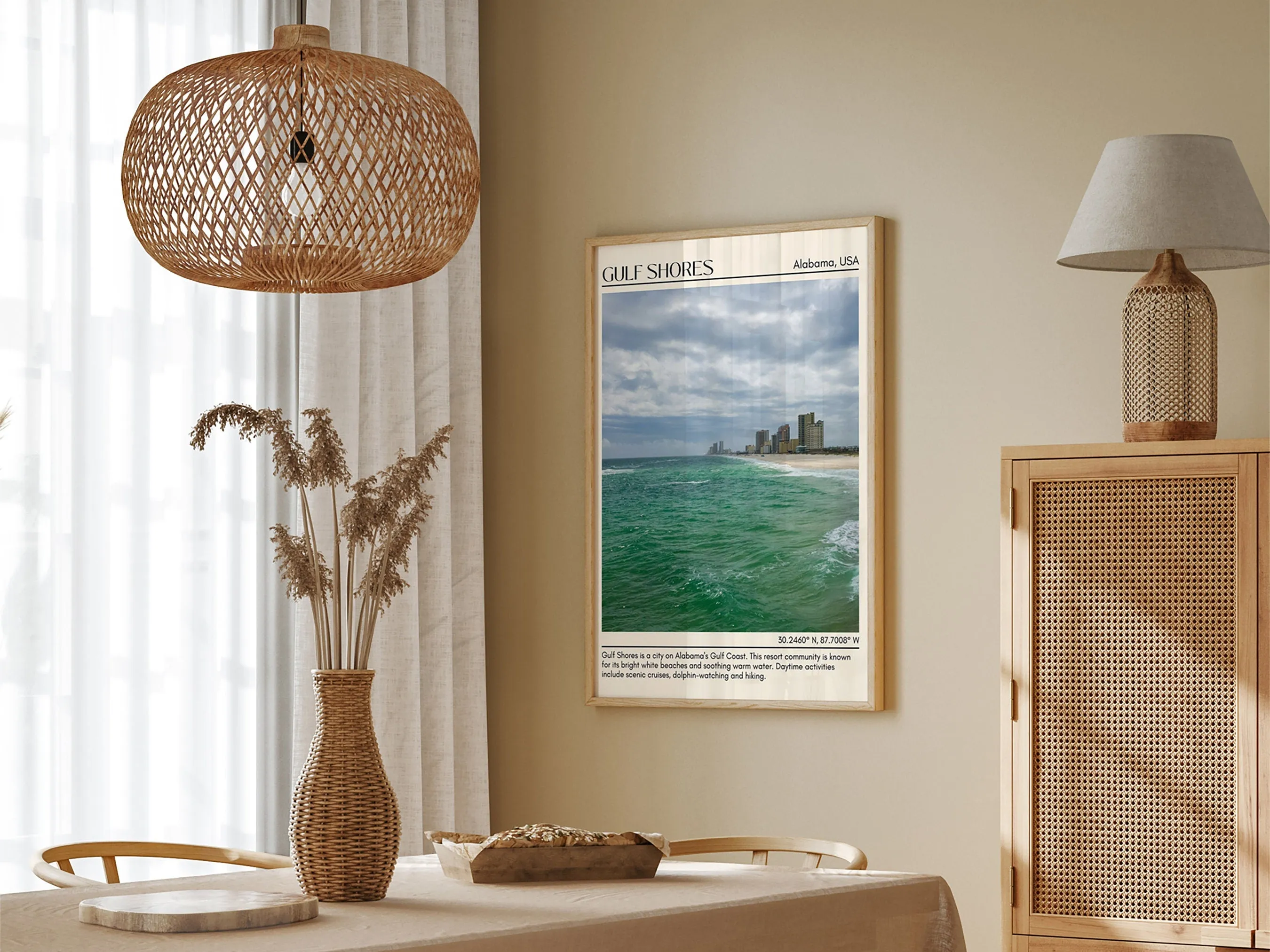 Gulf Shores Wall Art Canvas, Alabama, USA
