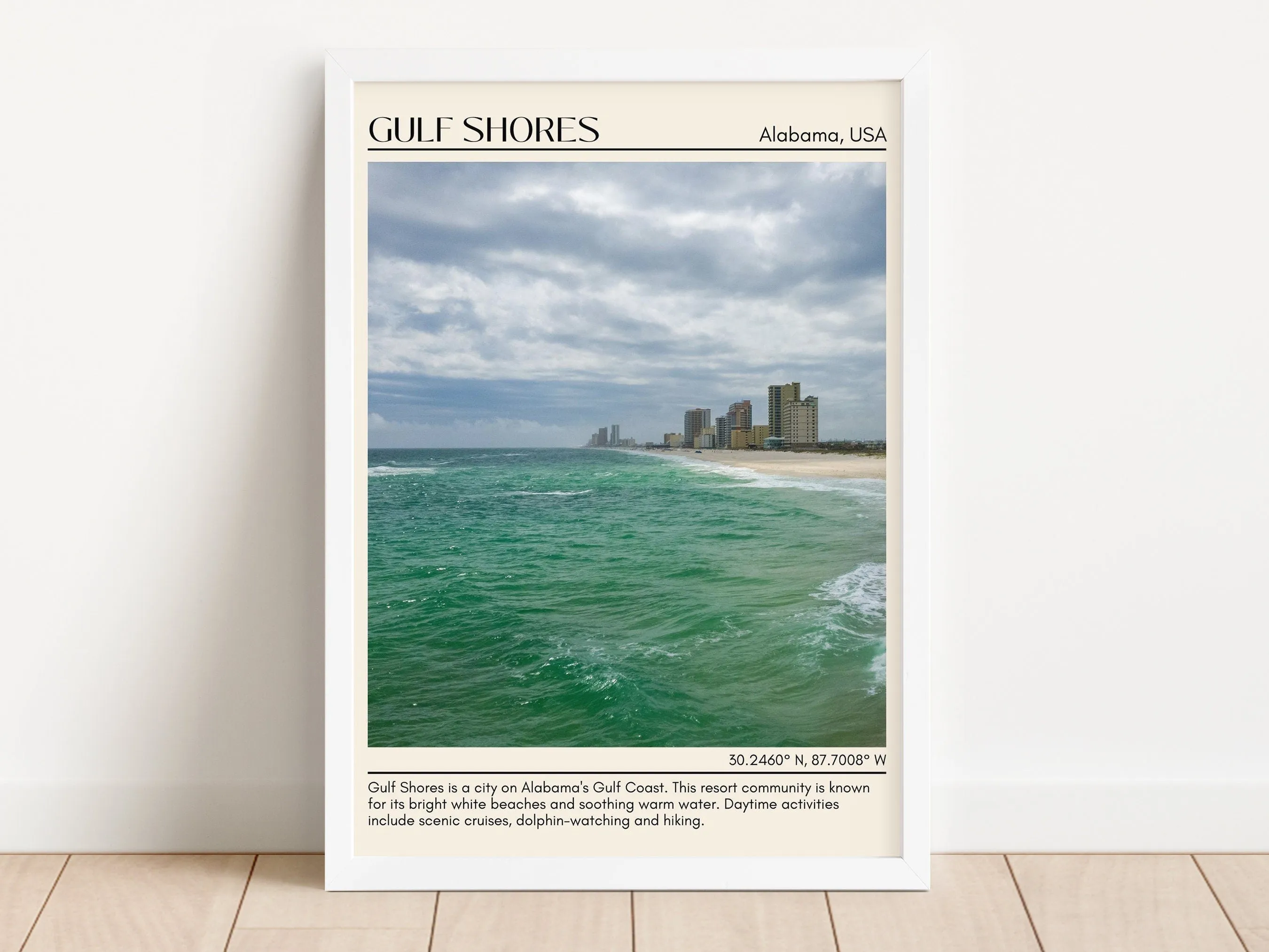 Gulf Shores Wall Art Canvas, Alabama, USA