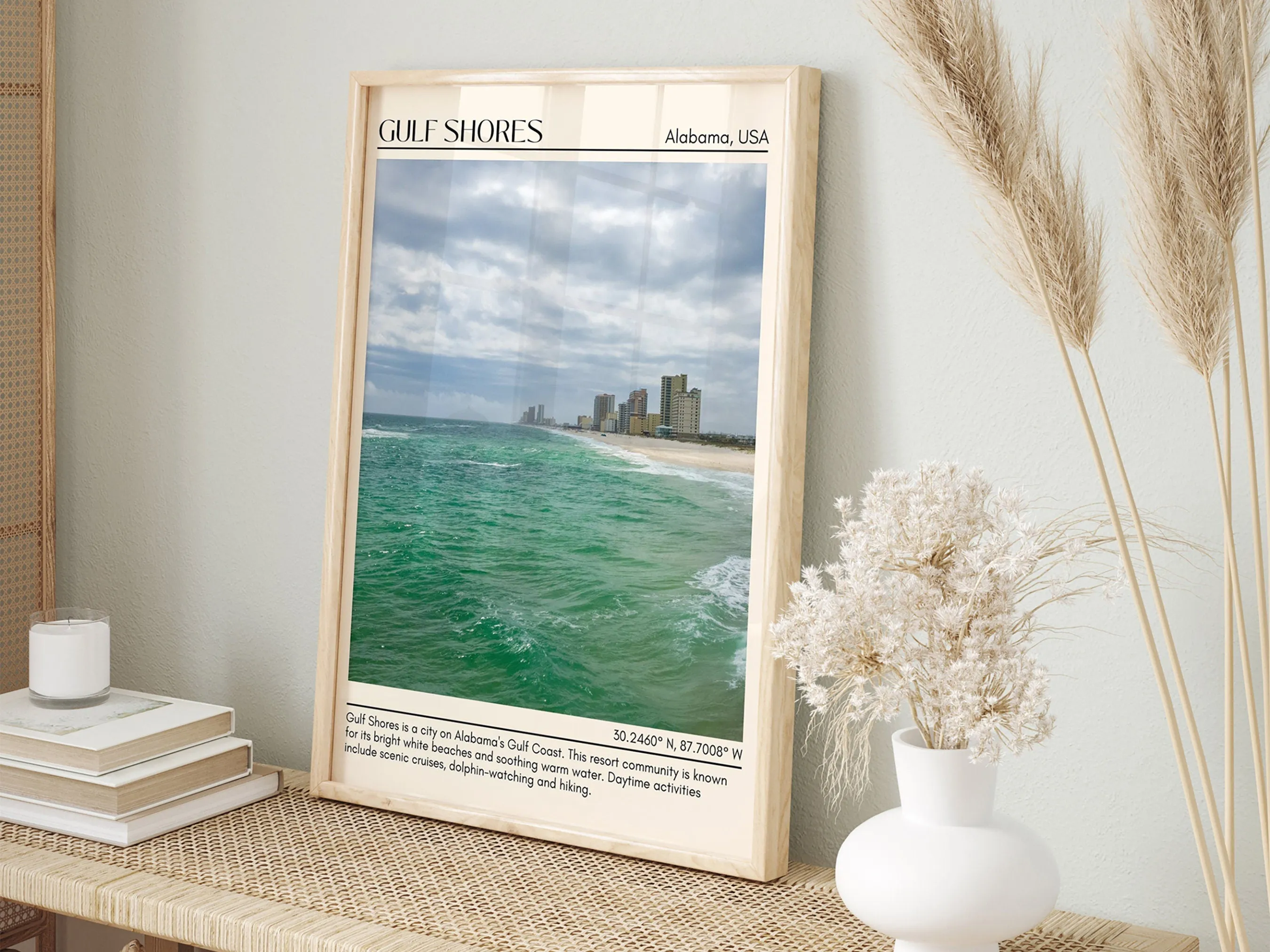 Gulf Shores Wall Art Canvas, Alabama, USA
