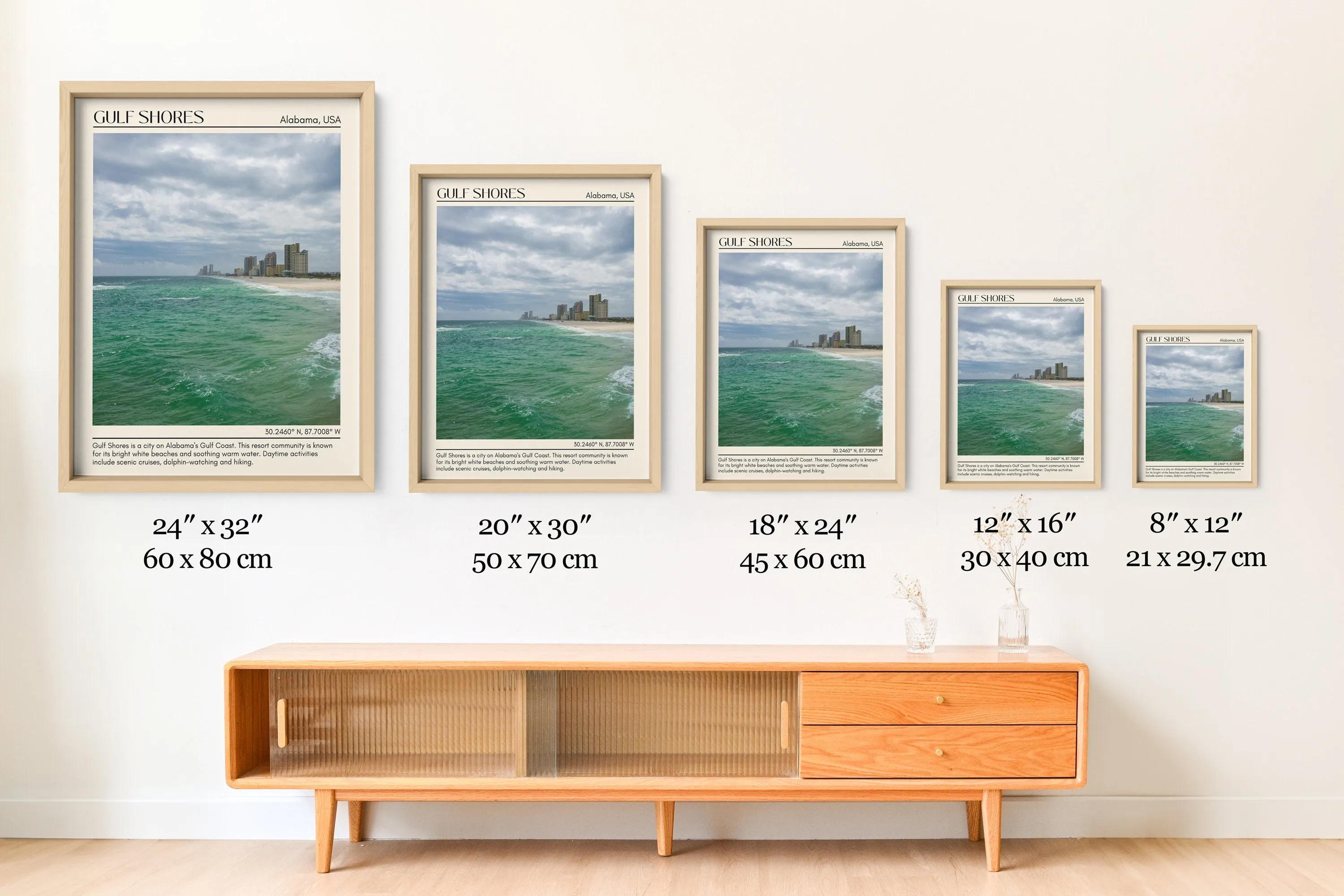 Gulf Shores Wall Art Canvas, Alabama, USA