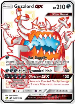 Guzzlord-GX SV71/94 - Shiny Vault Pokemon Holofoil